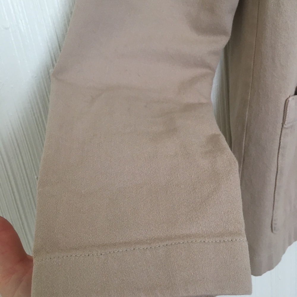 $218 NEW Eileen Fisher Organic Cotton Garment-Dyed Utility Blazer jacket XXS - Picture 6 of 10